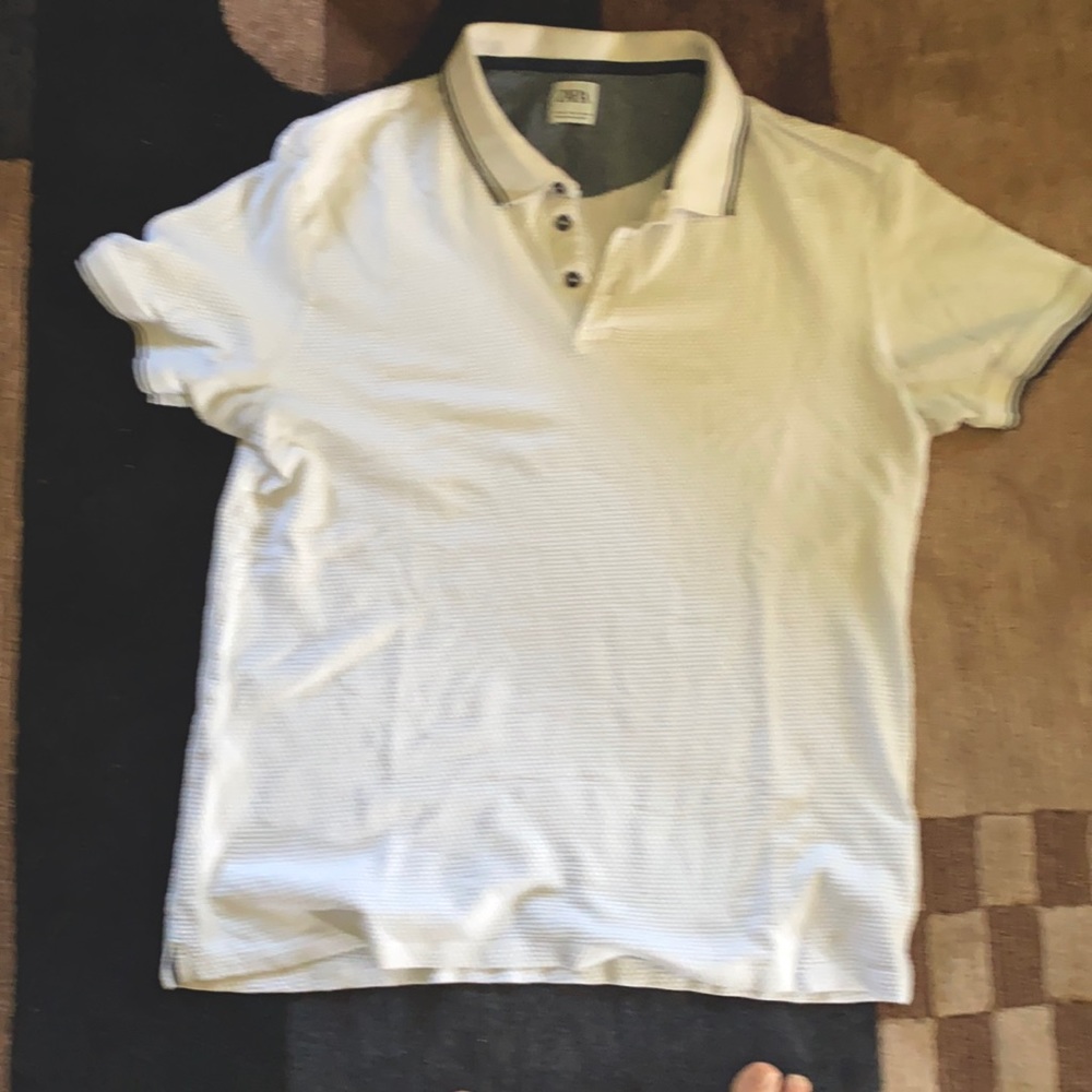 Zara white polo